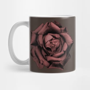 Red Charcoal Rose Mug